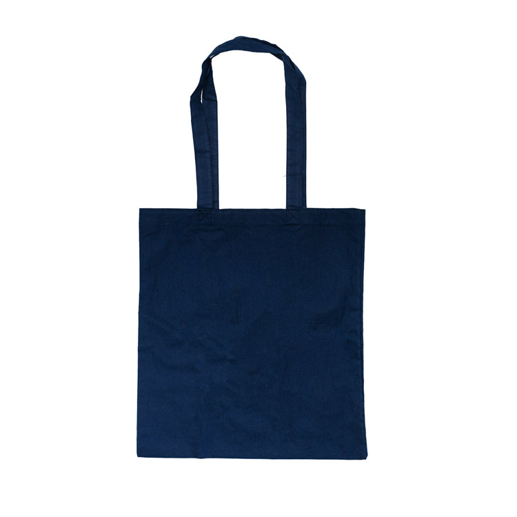 Arboretum Tote Bag navy back of bag