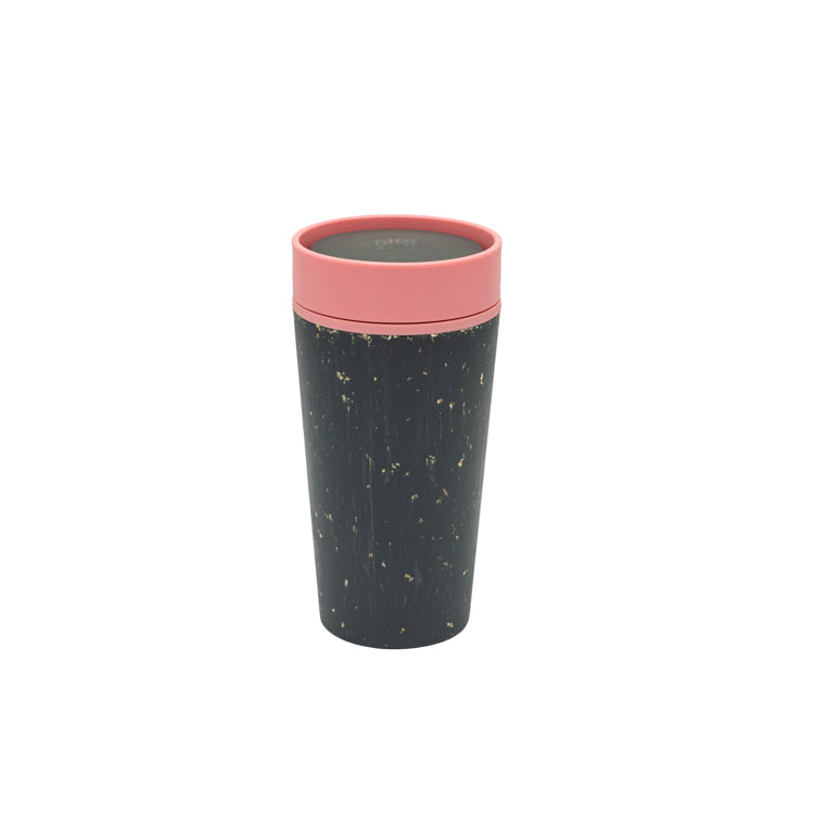 Arboretum Travel Cup Black and Pink Back