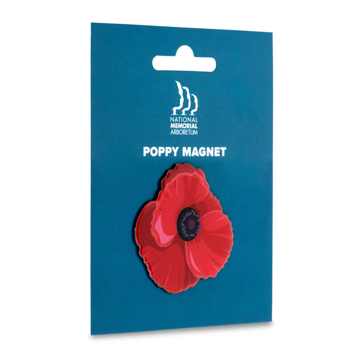 Poppy Magnet On Backing Card