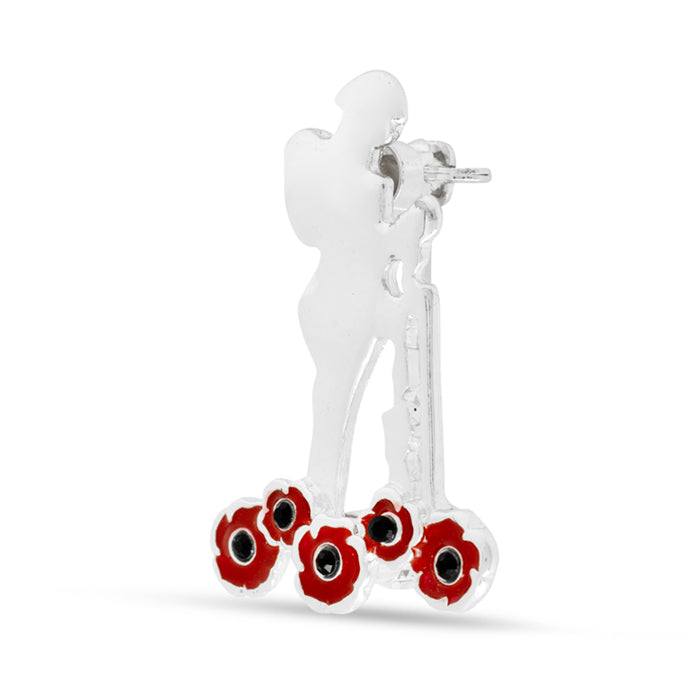 Poppy Soldier Brooch