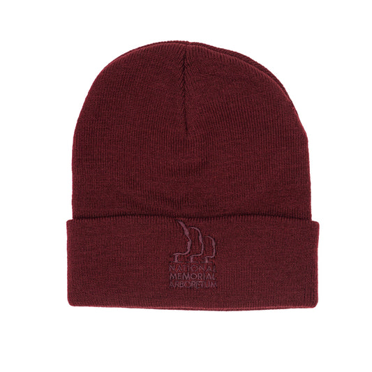 Arboretum Beanie Burgundy Front