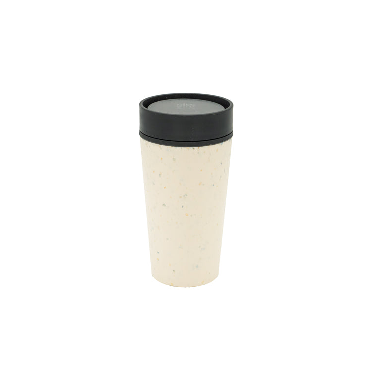 Arboretum Travel Cup  Cream and Black back