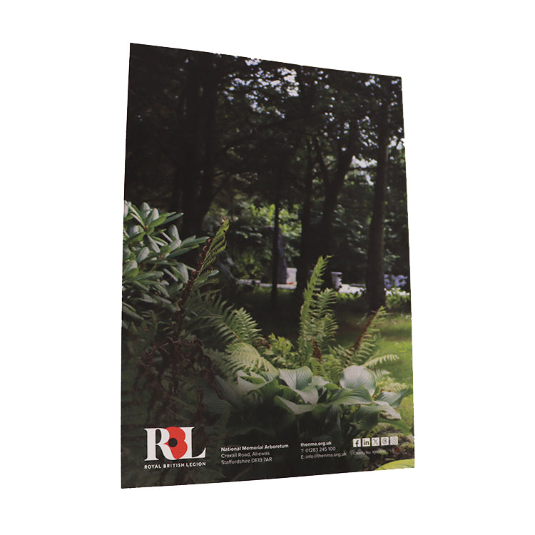 Back cover of the Arboretum Guidebook