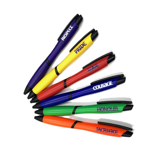 LGBTQ+ Rainbow Colours Fighting with Pride Pens With Text