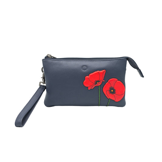 Yoshi Navy Crossbody And Clutch Bag